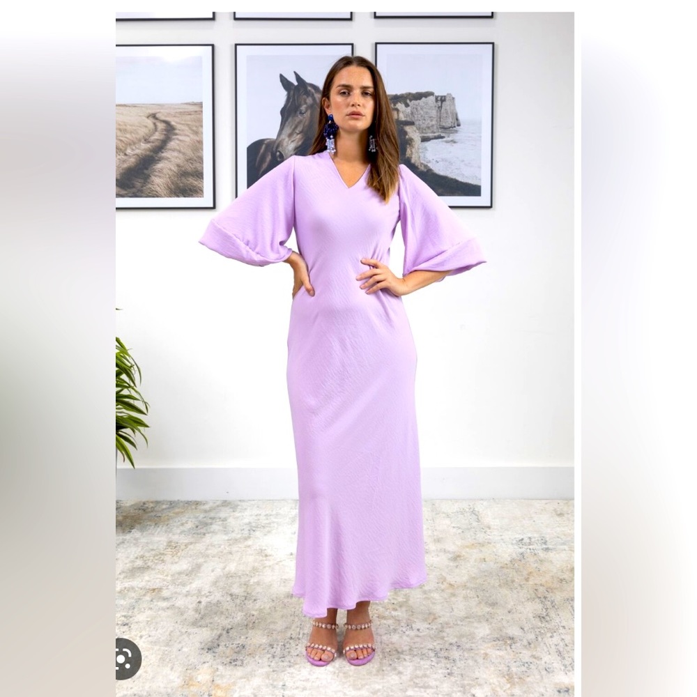 HOUSE OF LANCRY MAXI LAVENDER DRESS BRAND NEW WOMENS BEAUTIFUL